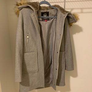 Winter Coat with Fur Hood